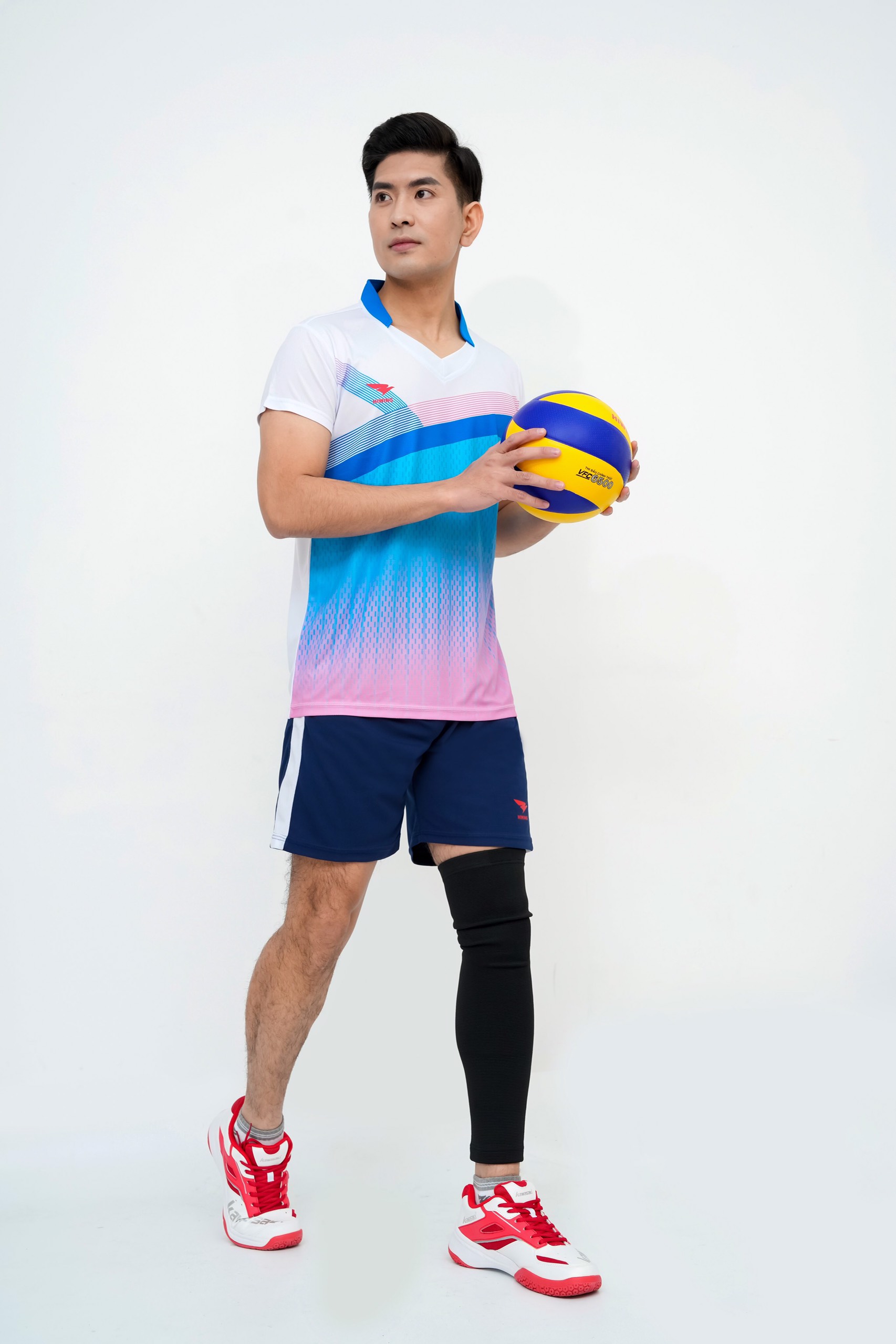 Áo bóng chuyền Nam Hiwing H9 chính hãng - Màu Hồng